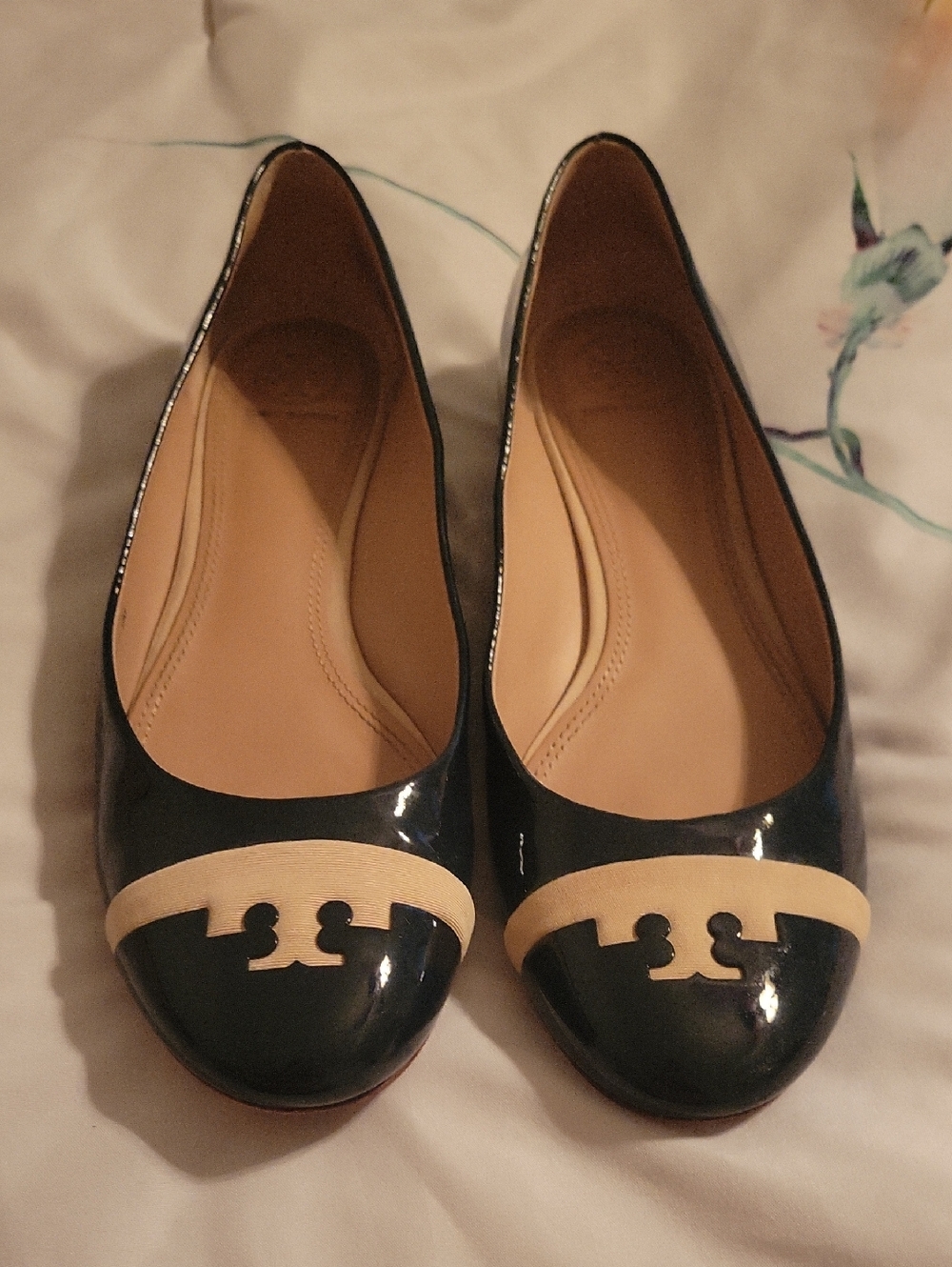 Tory Burch Navy Flats